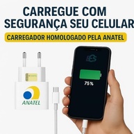 Carregador Turbo 25W Tipo C e USB Ultra Rápido - Homologado Anatel - imagem 5