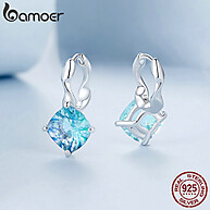 Brincos Bamoer Prata 925: Elegância em Turmalina - imagem 2