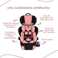 Cadeira Versati Rose Baby Tutti Baby: Segurança e Conforto de 9 a 36kg - imagem 5