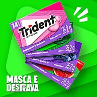 Trident Tutti-Frutti: Explosão de Sabor em Display c/12 - imagem 1