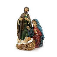 Tuut Presépio Sagrada Família 9cm em Poliresina Dourada - Decoração Religiosa Elegante - imagem 2