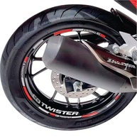 Friso Adesivo Para Roda Cb Twister Refletivo Laminado - imagem 2