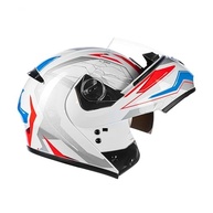 Capacete Peels U-RB2 Ocean Escamoteável: Segurança e Estilo Azul e Branco Brilhante - imagem 2
