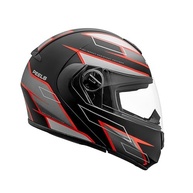 Capacete Robocop Peels U-RB2 Podium Vermelho: Estilo e Segurança para Sua Pilotagem - imagem 4