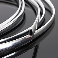 HW Borda de Porta Chrome 3m/4m/5m/6m - Decoração Automotiva U5Z4 - imagem 1