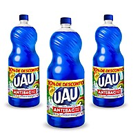 UAU Desinfetante: Kit 3x2L Flor e Frescor - imagem 1