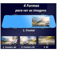 Retrovisor Uber com Câmera Frontal Full HD e Filmadora Integrada - imagem 3