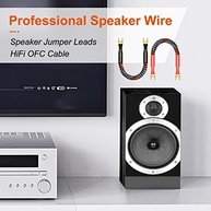 Cabos Jumper UCINNOVATE OFC HiFi 11AWG: Som Imersivo e Bi-wire de Alta Fidelidade - imagem 5