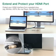 Adaptador HDMI 90º UGreen: Conexão Perfeita e Organizada para Sua TV - imagem 4