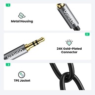 Divisor de Fone de Ouvido UGREEN 3.5mm: Compartilhe Áudio com Qualidade e Estilo - imagem 5