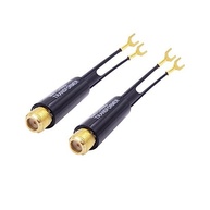 Adaptador Conversor Fancasee 2 Unidades: UHF/VHF/FM 75 Ohm para 300 Ohm Banhado a Ouro - Conexão Perfeita para sua Antena TV! - imagem 2