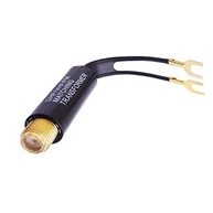 Adaptador Conversor Fancasee 2 Unidades: UHF/VHF/FM 75 Ohm para 300 Ohm Banhado a Ouro - Conexão Perfeita para sua Antena TV! - imagem 3
