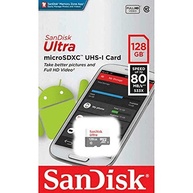 SanDisk Cartão microSDXC Ultra SDSQUNS-128G-GN6MN 128GB 80MB/s UHS-I Classe 10 - imagem 2