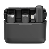 Microfone Lavalier ULANZI J12 Sem Fio para iPhone/iPad (Até Série 14) - Plug & Play com Case Carregadora - imagem 1