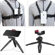 Suporte Tripé ULANZI ST-07 Branco: Microfone, Luz LED e Celular Juntos! - imagem 5