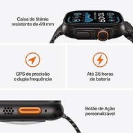Apple Watch Ultra 2 GPS + Cellular: Aventura e Performance em Titânio - imagem 4