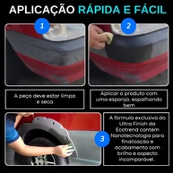 Ultra Finish Titanium: Revitalizador de Plásticos e Borrachas com Nanotecnologia Americana | Acabamento Profissional e Hidrorepelente - imagem 3