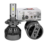 Ultra LED H7 8000 Lumens 6000K Com Cooler – Iluminação Premium para Veículos - imagem 1