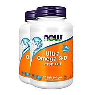 Ultra Omega 3-D Now Foods: 600EPA/300DHA - imagem 1
