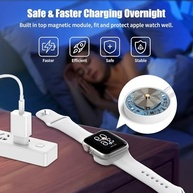 Carregador por Indução Magnético Universal para Smartwatch Série ULTRA - Carregamento Rápido e Seguro - imagem 3