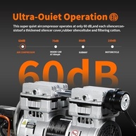 Compressor de Ar Portátil Ultra Silencioso 2 Galões - Potência e Versatilidade Sem Ruído! - imagem 3