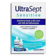 UltraSept Sensitive: Solução Multiuso para Lentes - imagem 1