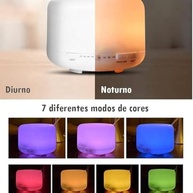 Umidificador de Ar Ultrassônico 500ml com LED RGB e Controle Remoto – Ideal para Aromaterapia e Ambientes Confortáveis - imagem 5