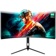 Monitor Gamer Ultrawide Curvo Safe Gamer 30'' WFHD 200Hz 1MS HDMI DP VA Adaptive-sync Preto - imagem 3