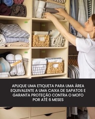 Etiquetas Antimofo Kit com 20 Unidades - Proteja Seu Armário Contra Umidade e Mofo - imagem 5