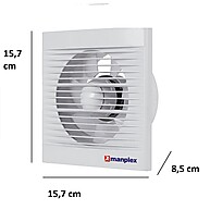 Exaustor Banheiro 100mm Manplex: Livre-se da Umidade! - imagem 2
