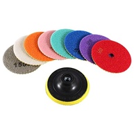 FTVOGUE Kit de Almofadas de Polimento úmidas de Diamante, Forte Força de Moagem e Suavidade, 100 Mm de Diâmetro, para Concreto de Mármore de Granito, Conjunto de 8 Discos de Moagem - imagem 5