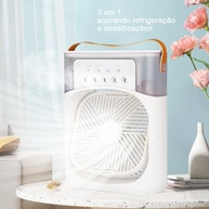 Ventilador Portátil com Umidificador e Luz LED - Refresque seu Ambiente com Estilo - imagem 3