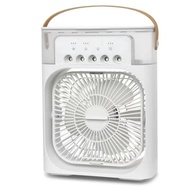 Ventilador Portátil com Função de Umidificador e Climatizador | Mini Ar Condicionado com Luz LED e Compartimento para Gelo - imagem 1