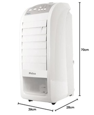 Climatizador de Ar Philco 4 em 1 – Umidificador, Ventilador, Purificador e Evaporador PCL1F 110V - imagem 3