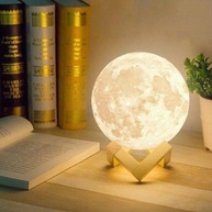 Luminária Umidificadora Lua Cheia 3D 880 ml - Iluminação e Bem-Estar em Ambientes Confortáveis - imagem 1