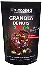 Granola de Castanhas com pedaços de Brawnie Sem Glúten Vegano Uncooked 250g - imagem 1