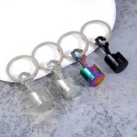 Chaveiro acessório de modificação de carro de peça única - Design de pistão, 3 opções de cores disponíveis, Cor, tamanho �nico - imagem 3