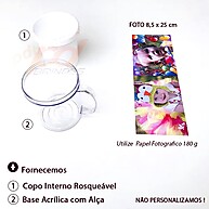 Caneca Acrílica Personalizada: Crie Lembranças Únicas! - imagem 1