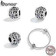 Contas de Prata 925 Bamoer: Crie Pulseiras Únicas! - imagem 2