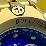 Relógio Invicta Hybrid Iron Man Dourado e Azul – Resistente a Água e Estilo Único - imagem 2