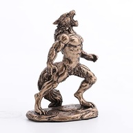 Unicorn Studios Lycanthrope - Lobisomem da Lua com Uivo Detalhado | Escultura de Resina Pintada à Mão - imagem 5