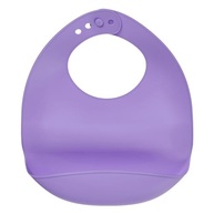 Vital Baby Nourish Babador de Silicone com pega migalhas, 1 unid (Roxo - Fizz) - imagem 2