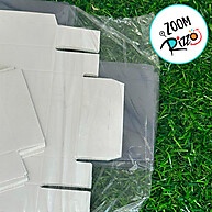 Caixa Mini Bolo Branca 6x6x6cm - 10 Unidades - imagem 2