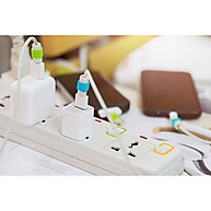 Protetor de Cabo iPhone e Android - Kit com 10 Unidades - imagem 1