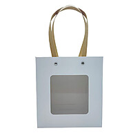Sacola de Presente Kraft com Visor: Elegância em 10 Unidades - imagem 2