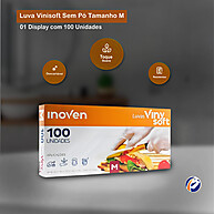 Luva Vinisoft: Conforto e Proteção em 100 Unidades - imagem 2