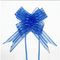 Laços de Organza Azul Escuro: 100 Unidades! - imagem 2