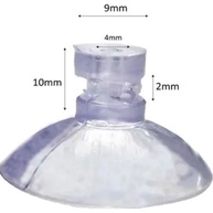 Ventosinhas de Silicone Transparente para Vidro – 100 Unidades - imagem 2