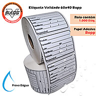 Etiqueta de Manipulação Alimentar BOPP 60x40mm – 1.000 Unidades - imagem 1