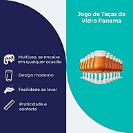 Taças de Vidro Panama 400ml - Jogo com 12 Unidades - imagem 2
